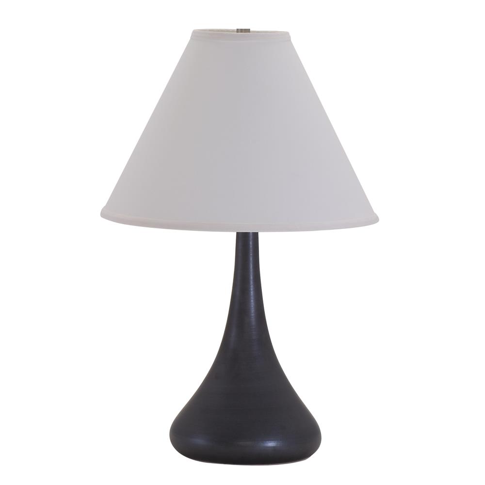 House of Troy GS800-GM Scatchard 23" Stoneware Table Lamp in Green Matte