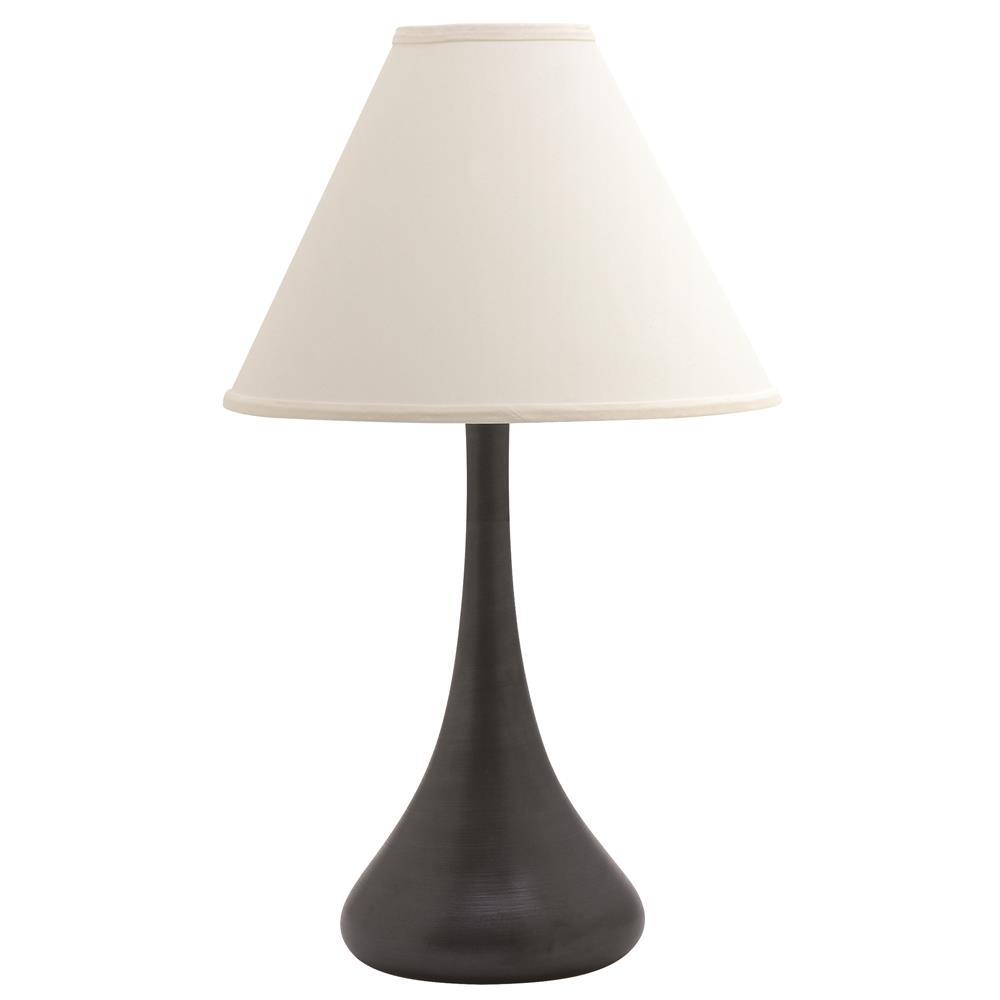 House of Troy GS801-BR Scatchard 26" Stoneware Table Lamp in Brown Gloss
