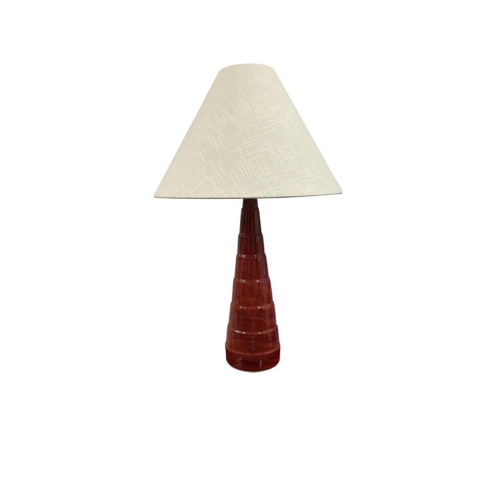 House of Troy GS825-CR Scatchard 26.5" Stoneware Accent Lamp In Copper Red