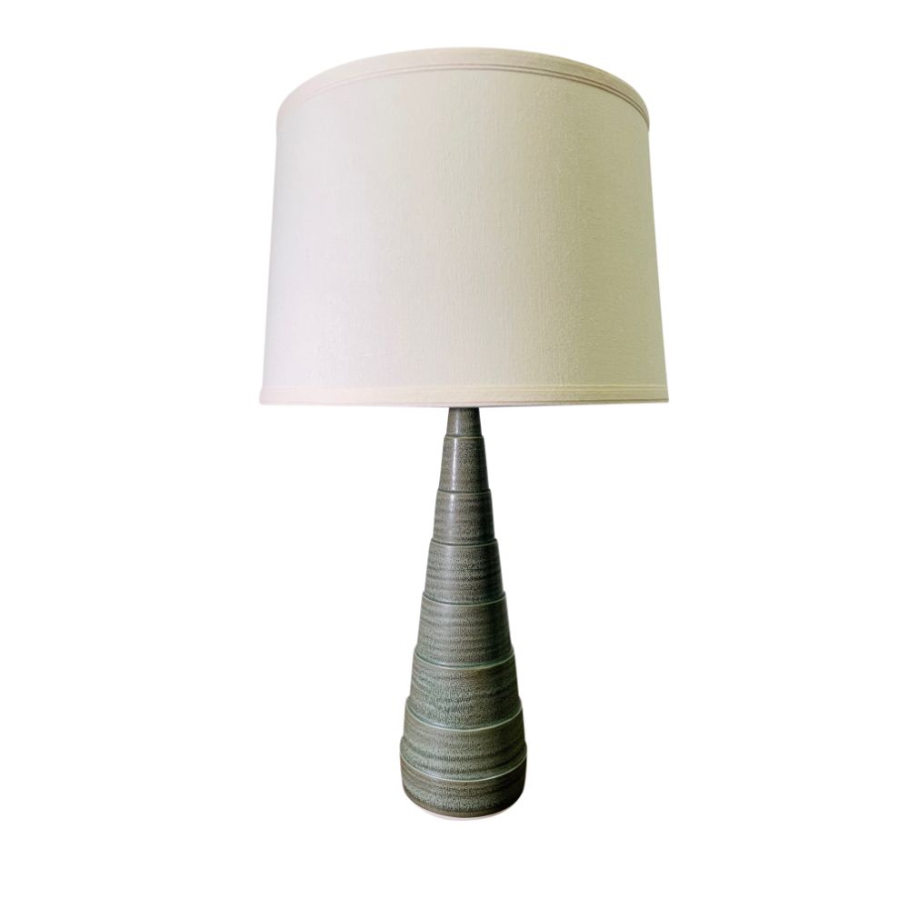 House of Troy GS826-GM Scatchard 26.5" Stoneware Accent Lamp In Green Matte