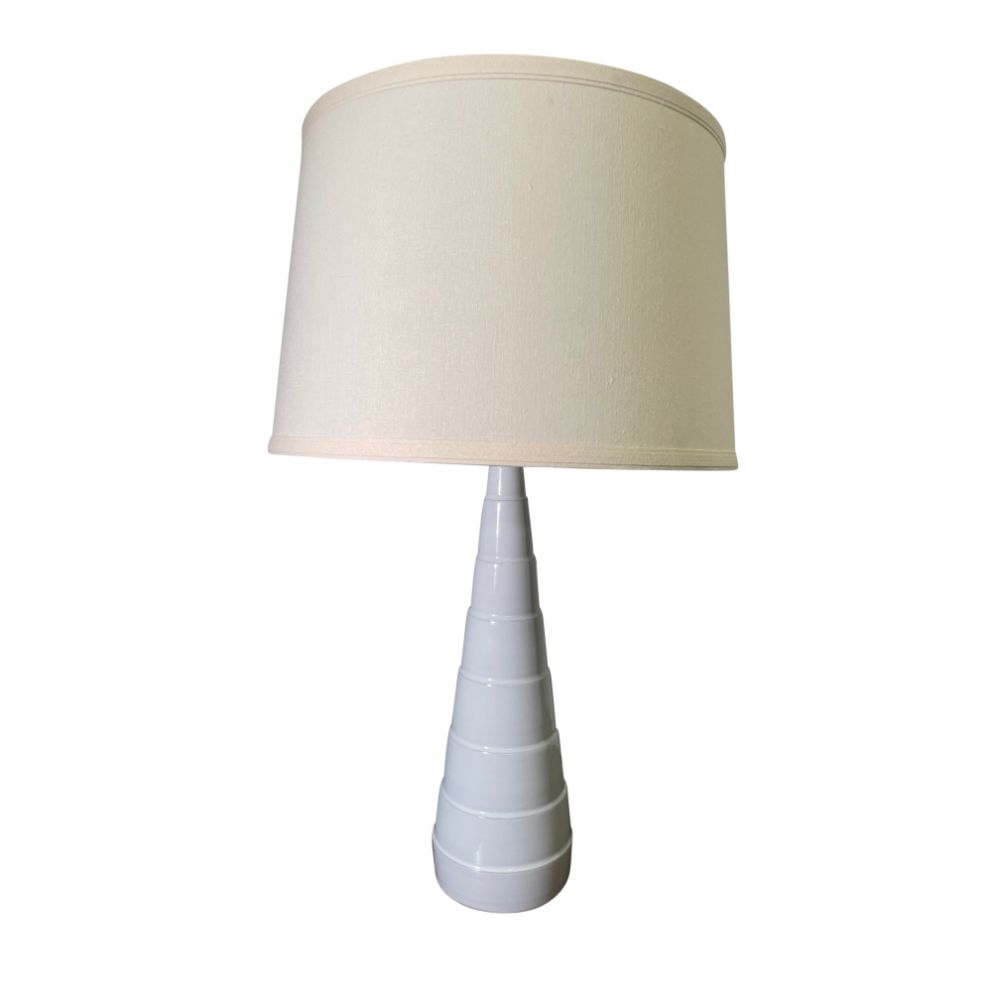 House of Troy GS826-WM Scatchard 26.5" Stoneware Accent Lamp In White Matte