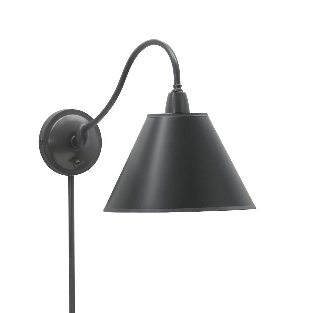 House of Troy HP725-OB-BP Hyde Park Adjustable Wall Swing Arm Lamp