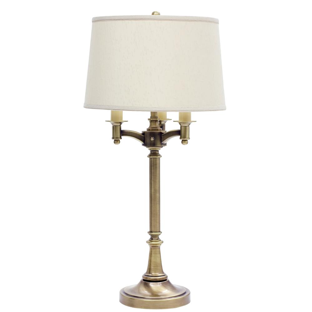 House of Troy L850-AB Lancaster Six-Way Table Lamp
