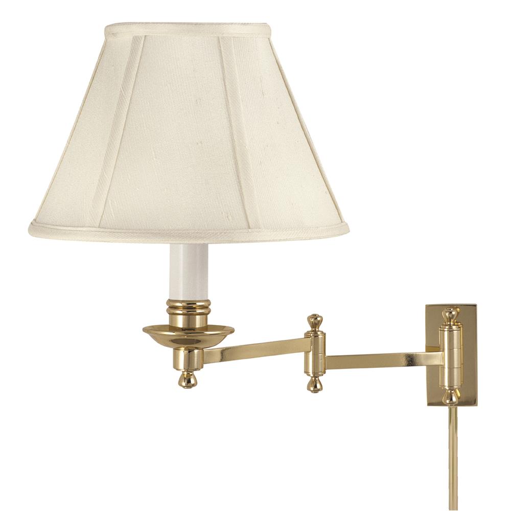 House of Troy LL660-PB Library Wall Swing Arm Lamp