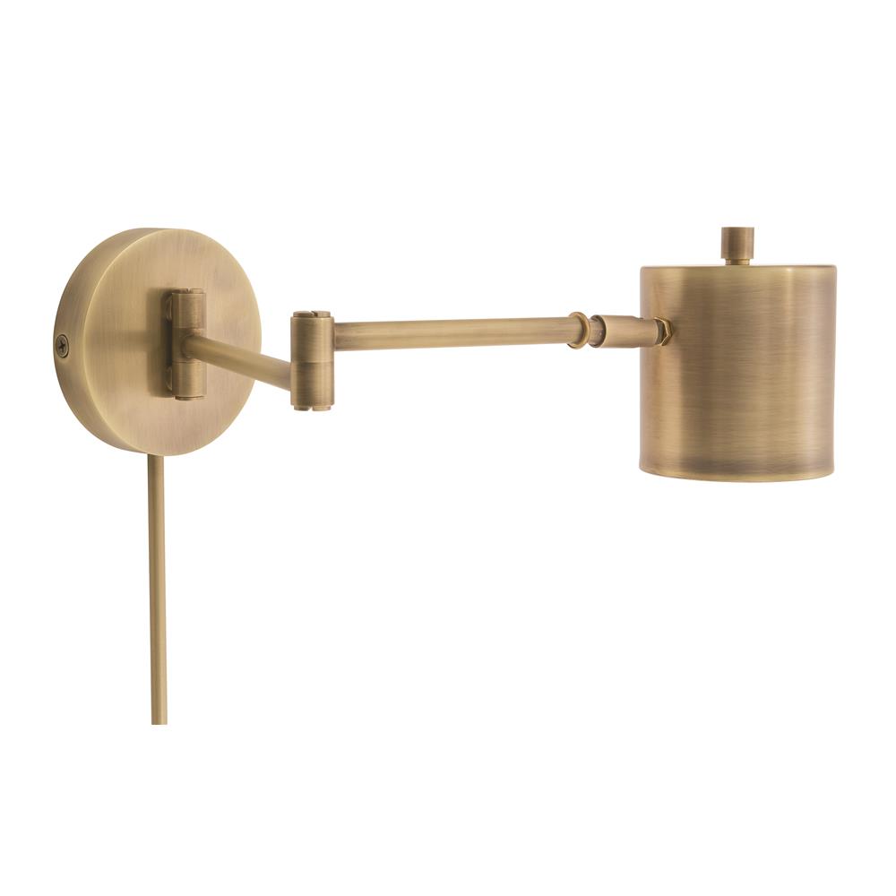 House of Troy MO275-AB Morris Adjustable LED Wall Lamp in Antique Brass
