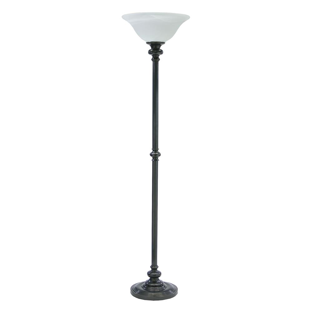 House of Troy N600-OB-O Newport Torchiere Floor Lamp