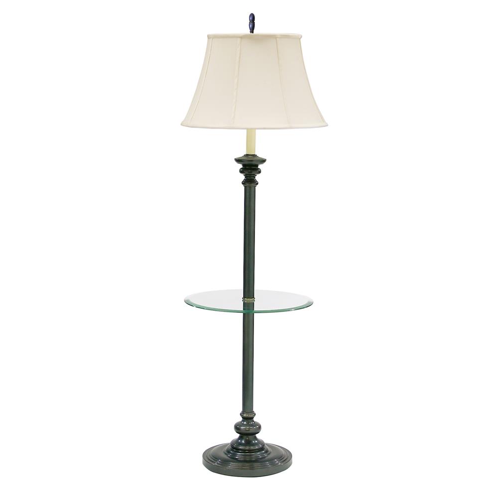 House of Troy N602-OB Newport Floor Lamp with Glass Table