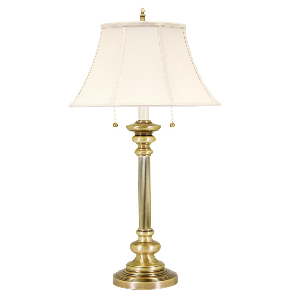 House of Troy N651-AB Newport Twin Pull Table Lamp