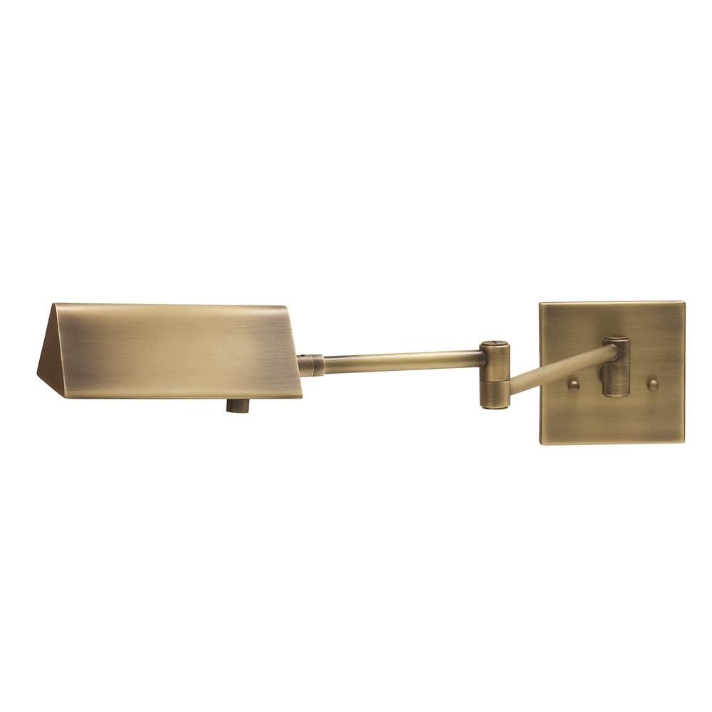 House of Troy PIN475-AB Pinnacle Halogen Swing Arm Wall Lamp