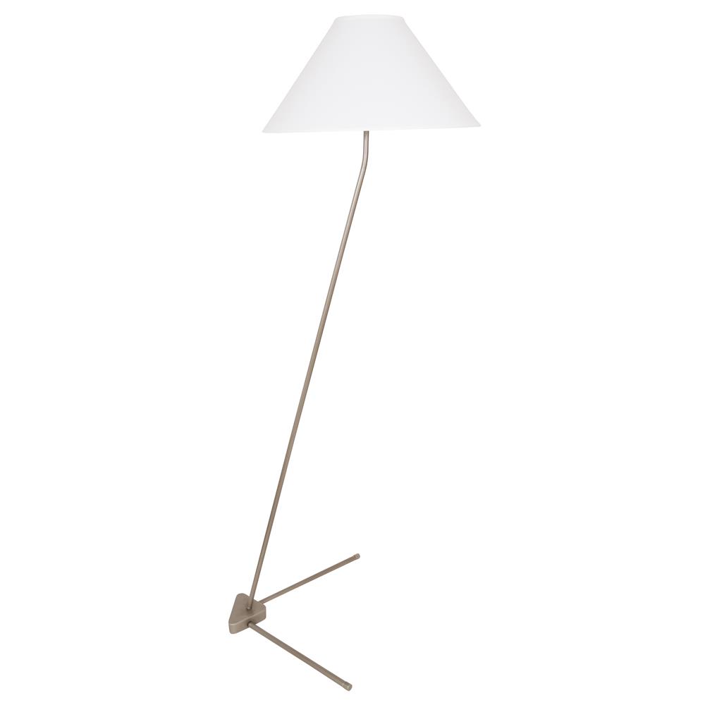 House of Troy VIC900-CT Victory Floor Lamp with Fabric Shade in Champagne