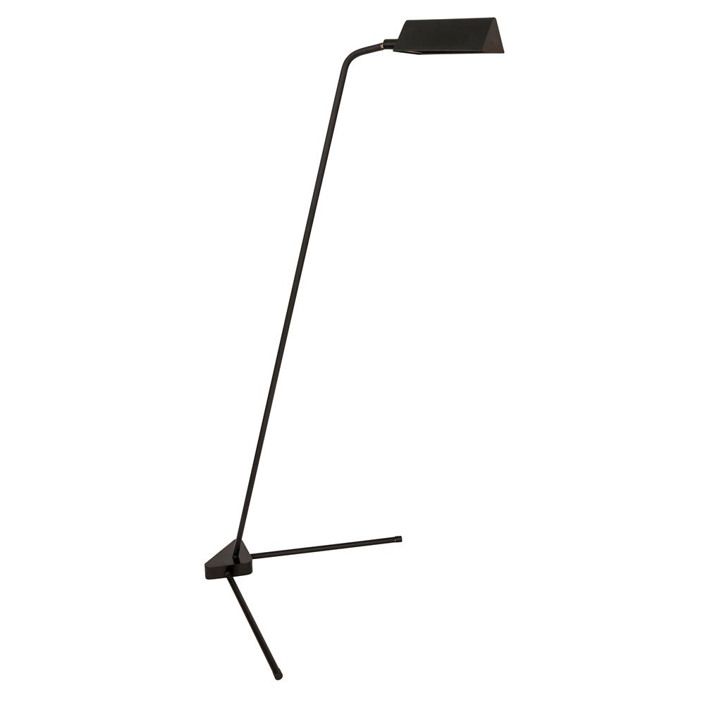 House of Troy VIC925-BLK Victory Floor Lamp with Metal Shade in Black