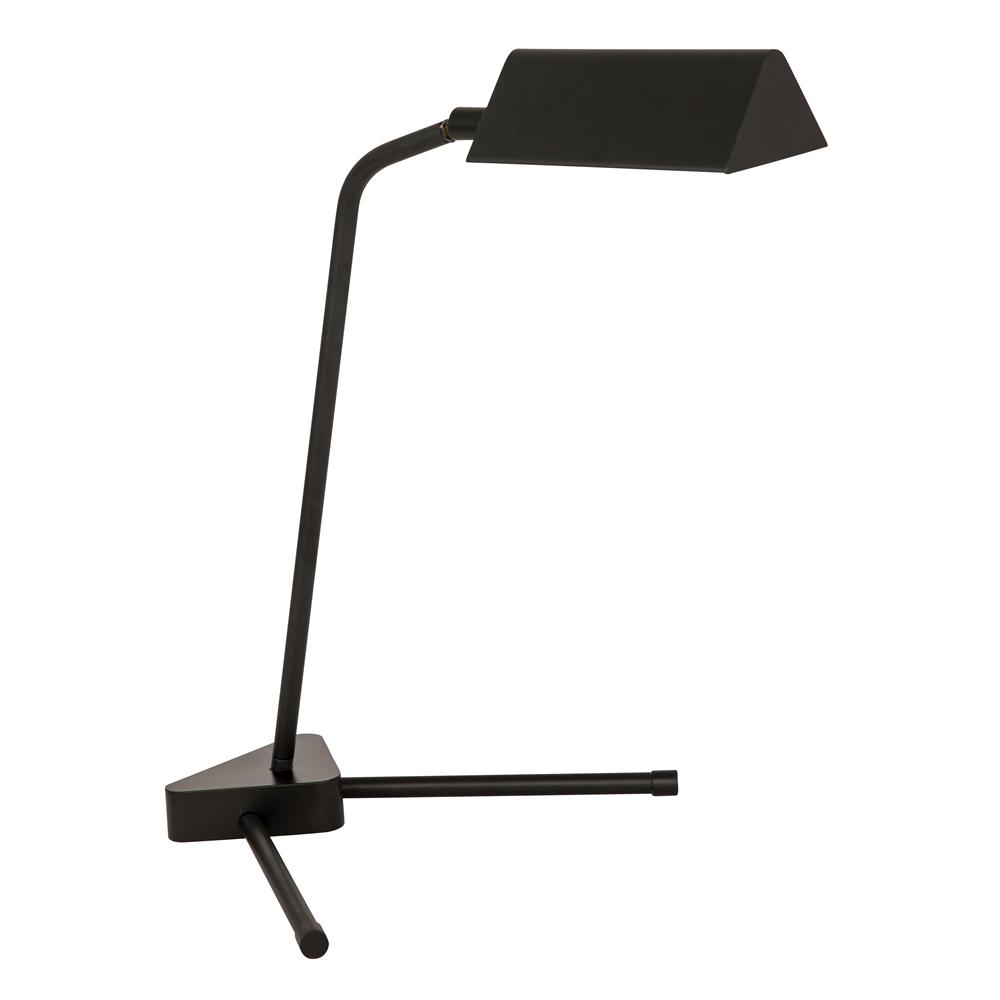 House of Troy VIC950-BLK Victory Table Lamp with Metal Shade in Black