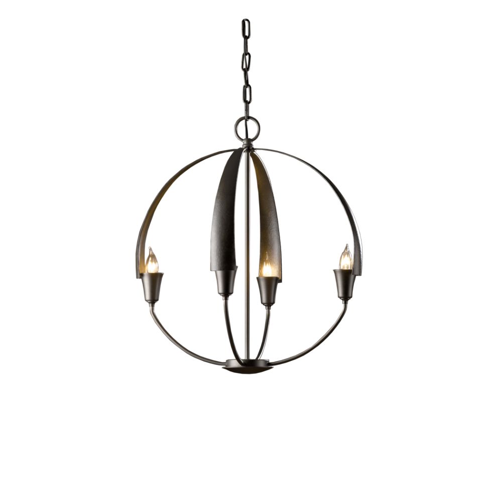 Hubbardton Forge 104201-1015 Cirque Small Chandelier in White