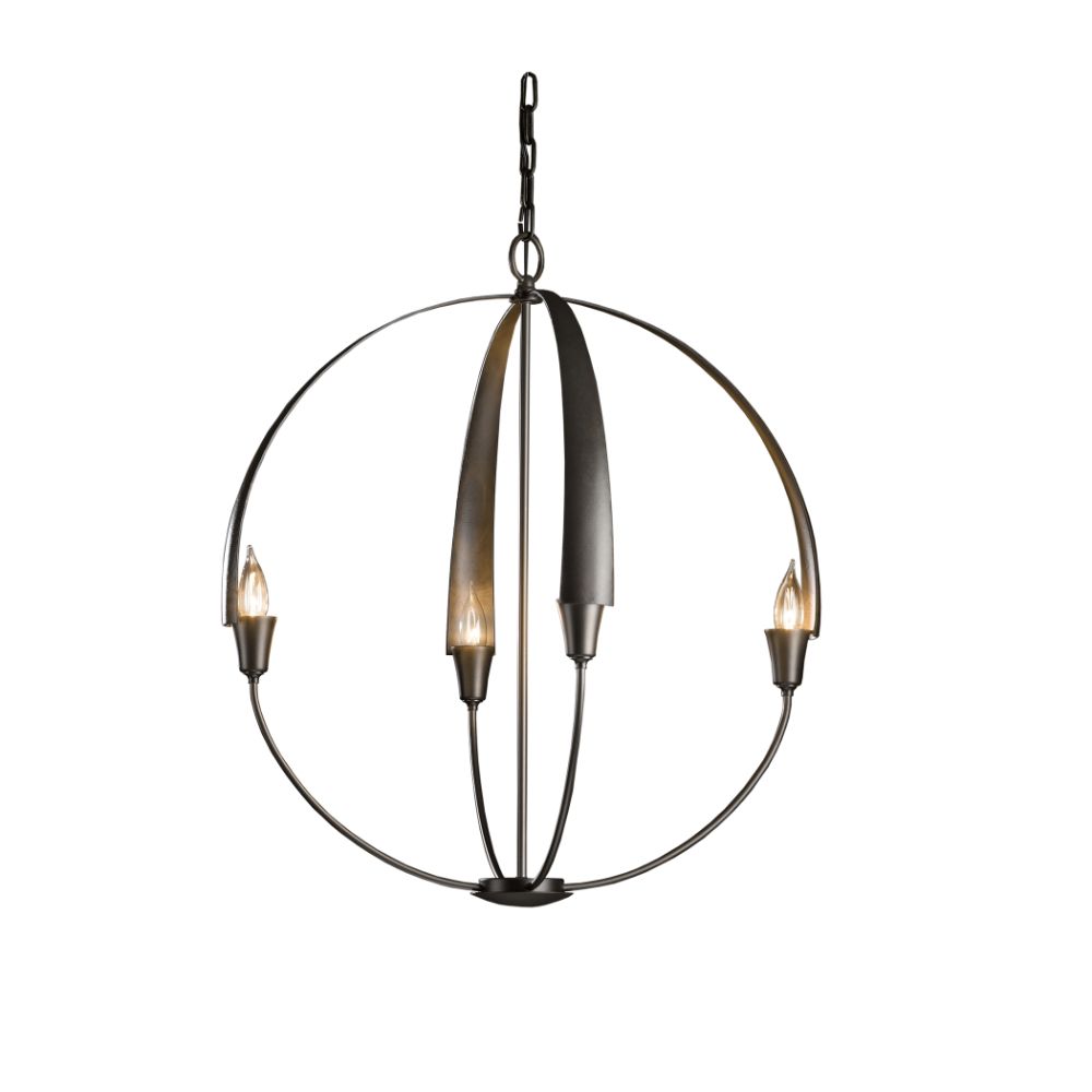 Hubbardton Forge 104203-1014 Cirque Large Chandelier in White