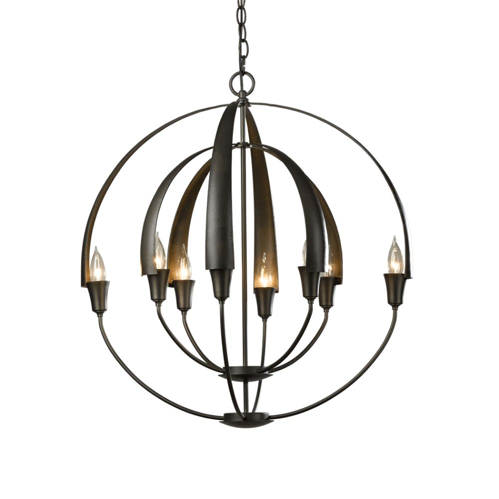 Hubbardton Forge 104205-1021 Double Cirque Chandelier in White