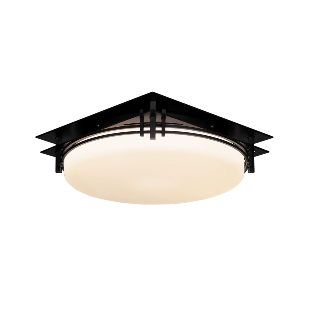 Hubbardton Forge 124394-1072 Banded Semi-Flush in Sterling (85)