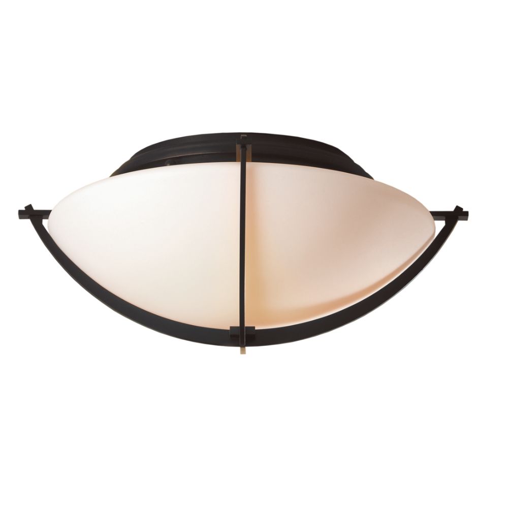 Hubbardton Forge 124550-1042 Compass Flush Mount in White