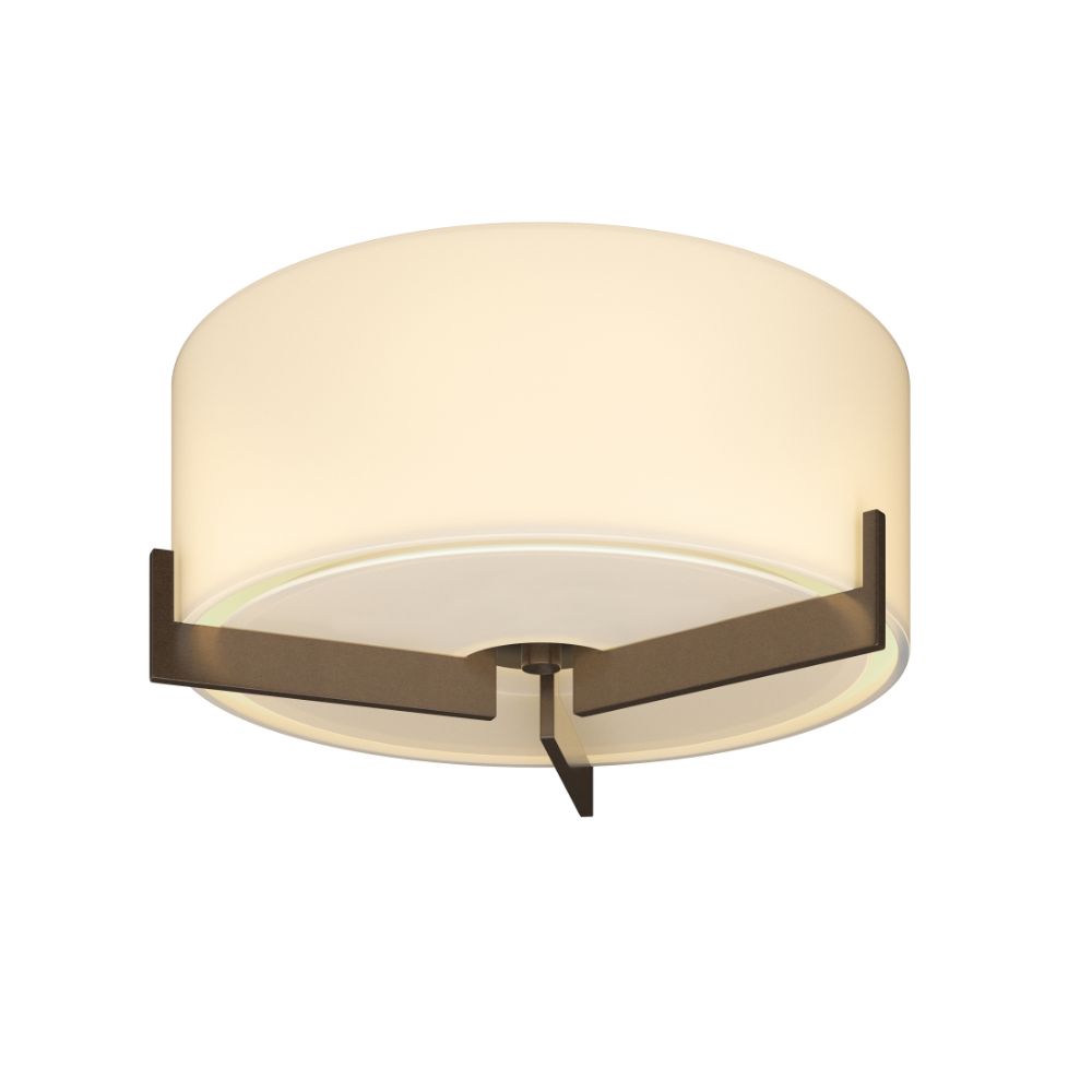 Hubbardton Forge 126401-1003 Axis Flush Mount in Bronze (05)