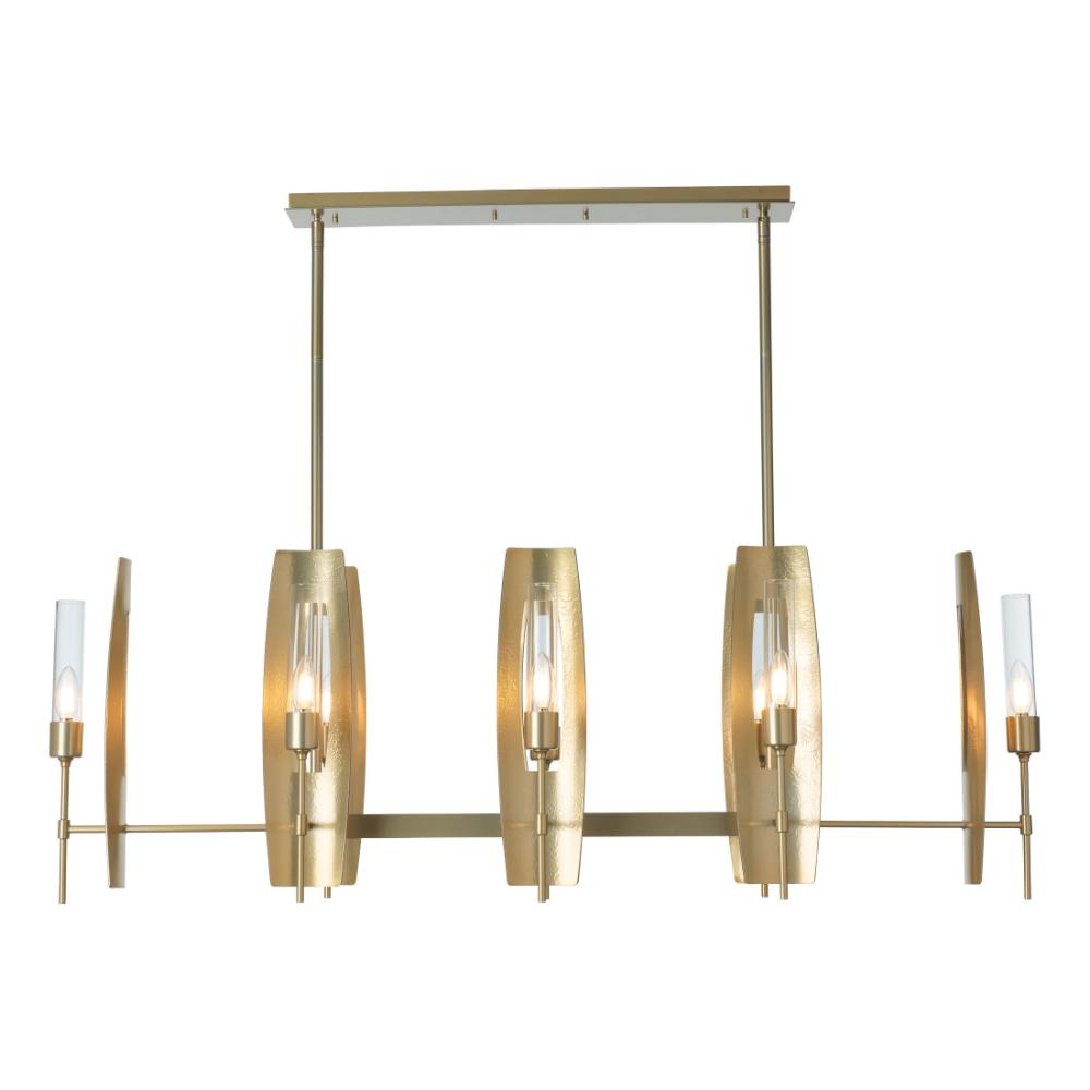 Hubbardton Forge 131080-1000 Passage 8-Light Pendant - White - Frosted Glass