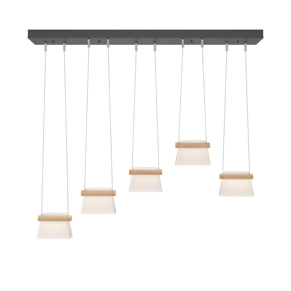 Hubbardton Forge 136570-1000 More Cowbell LED Pendant in Black (10)