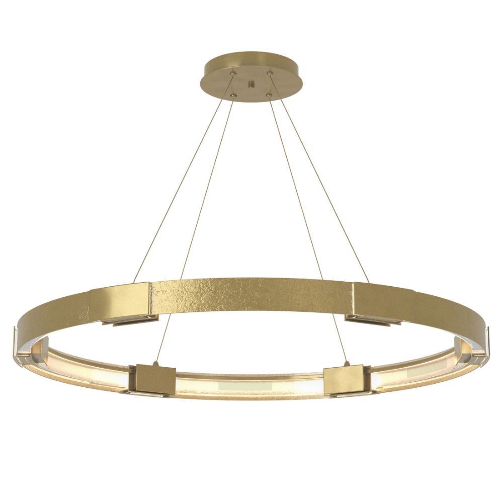 Hubbardton Forge 138589-1031 Aura Large LED Pendant in Modern Brass (86)