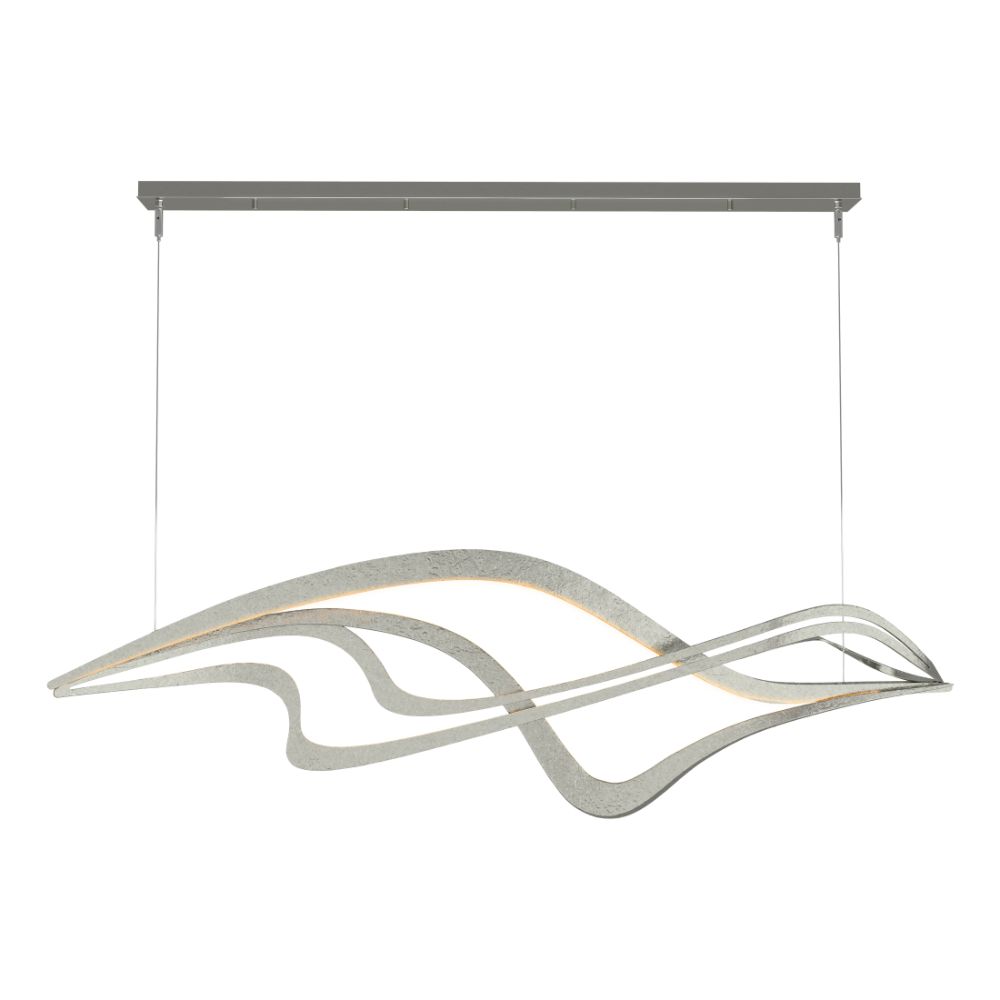 Hubbardton Forge 139905-1009 Crossing Waves LED Pendant in Sterling (85)