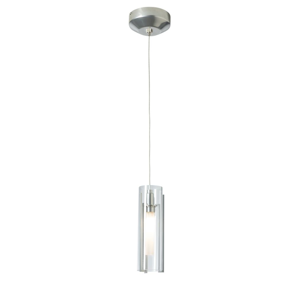 Hubbardton Forge 161180-1015 Exos Low Voltage Mini Pendant in Sterling (85)