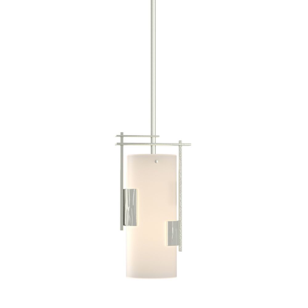 Hubbardton Forge 185400-1265 Fullered Impressions Mini Pendant in Sterling (85)
