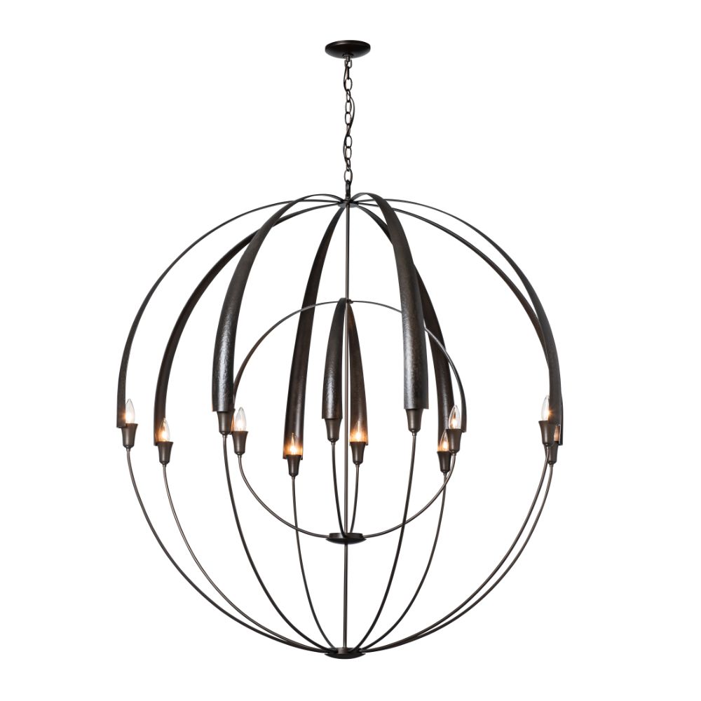 Hubbardton Forge 194248-1015 Double Cirque Large Scale Chandelier in White