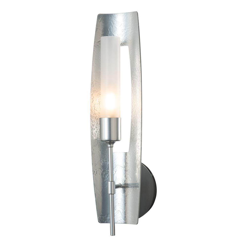 Hubbardton Forge 201080-1000 Passage 1-Light Sconce - White - Frosted