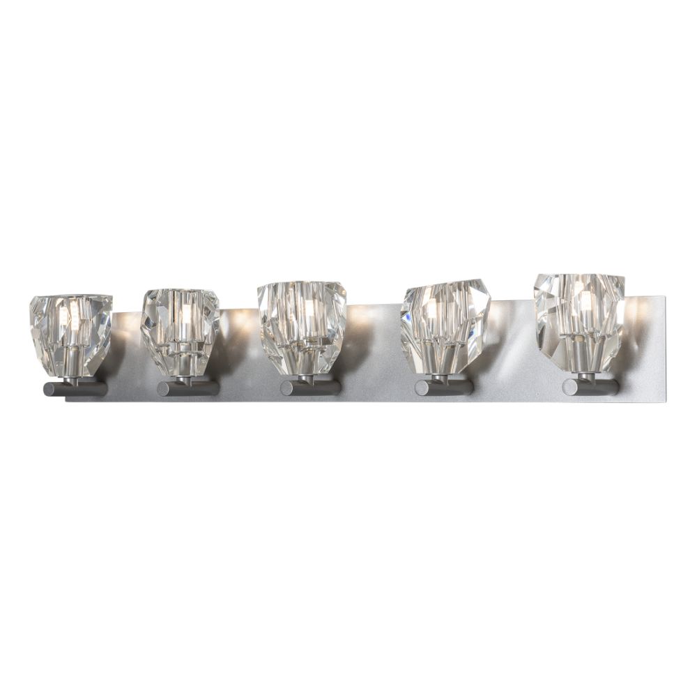 Hubbardton Forge 201323-1004 Gatsby 5-Light Bath Sconce in Sterling (85)