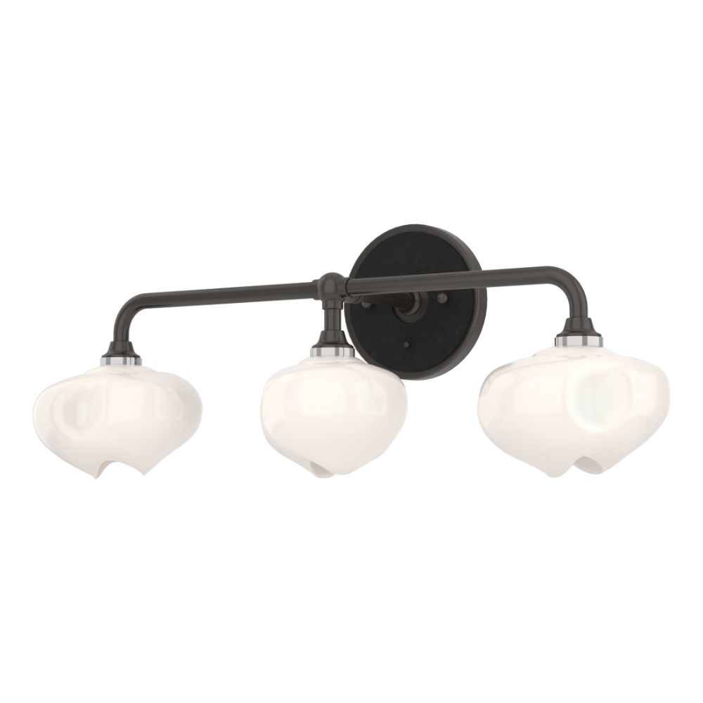 Hubbardton Forge 201342-1020 Ume 3-Light Curved Arm Bath Sconce in Oil Rubbed Bronze (14)