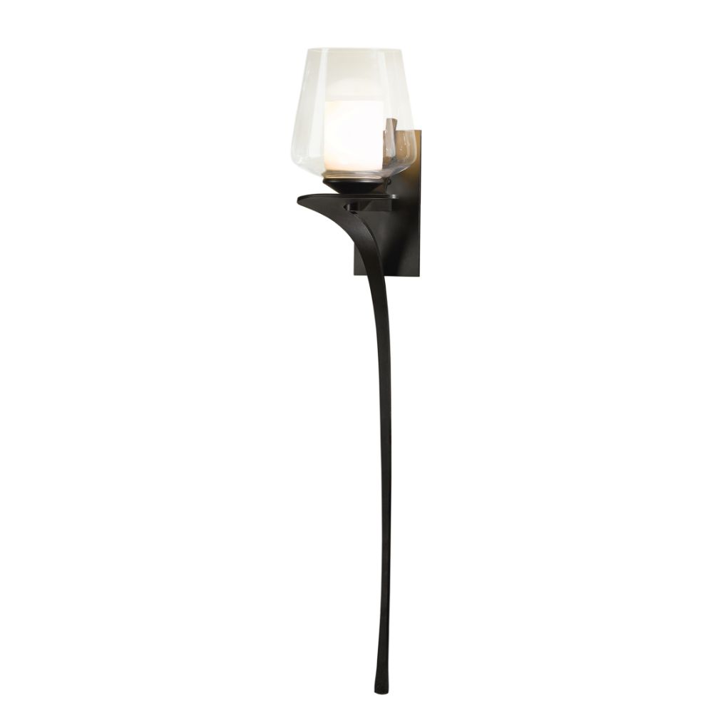 Hubbardton Forge 204712-1007 Antasia Double Glass 1 Light Sconce in Soft Gold (84)