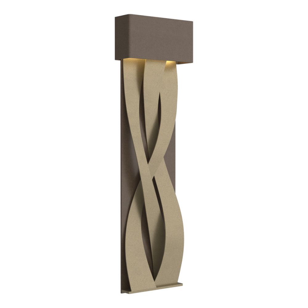 Hubbardton Forge 205437-1001 Tress Large LED Sconce in Bronze (05)