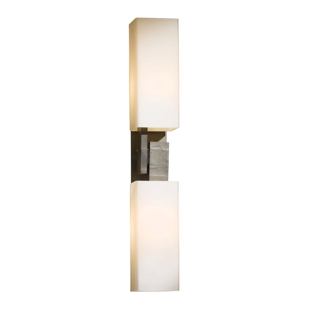 Hubbardton Forge 207801-1042 Ondrian 2 Light Sconce in White