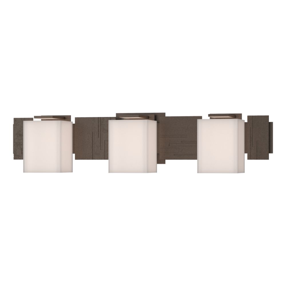 Hubbardton Forge 207843-1003 Impressions 3 Light Sconce in Bronze (05)