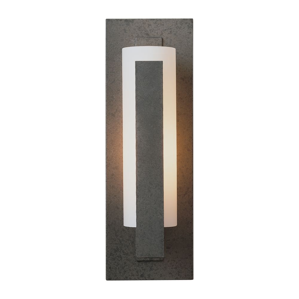 Hubbardton Forge 217185-1003 Forged Vertical Bar Sconce - Steel Backplate in Bronze (05)