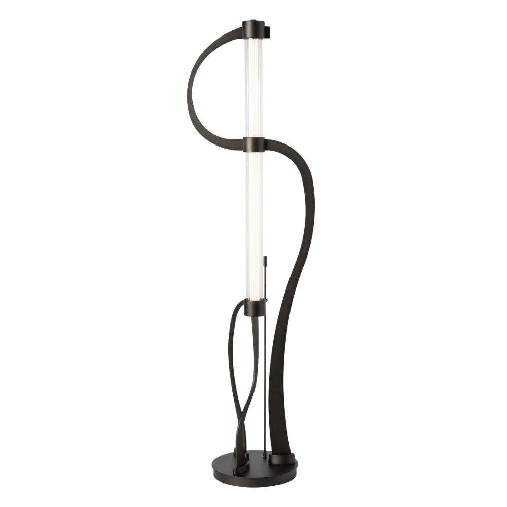 Hubbardton Forge 241100-1005 Pulse Floor Lamp - Natural Iron Finish - Clear Glass