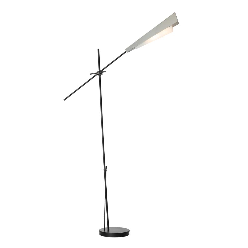 Hubbardton Forge 241103-1055 Vertex Floor Lamp - Natural Iron Finish - White Accent