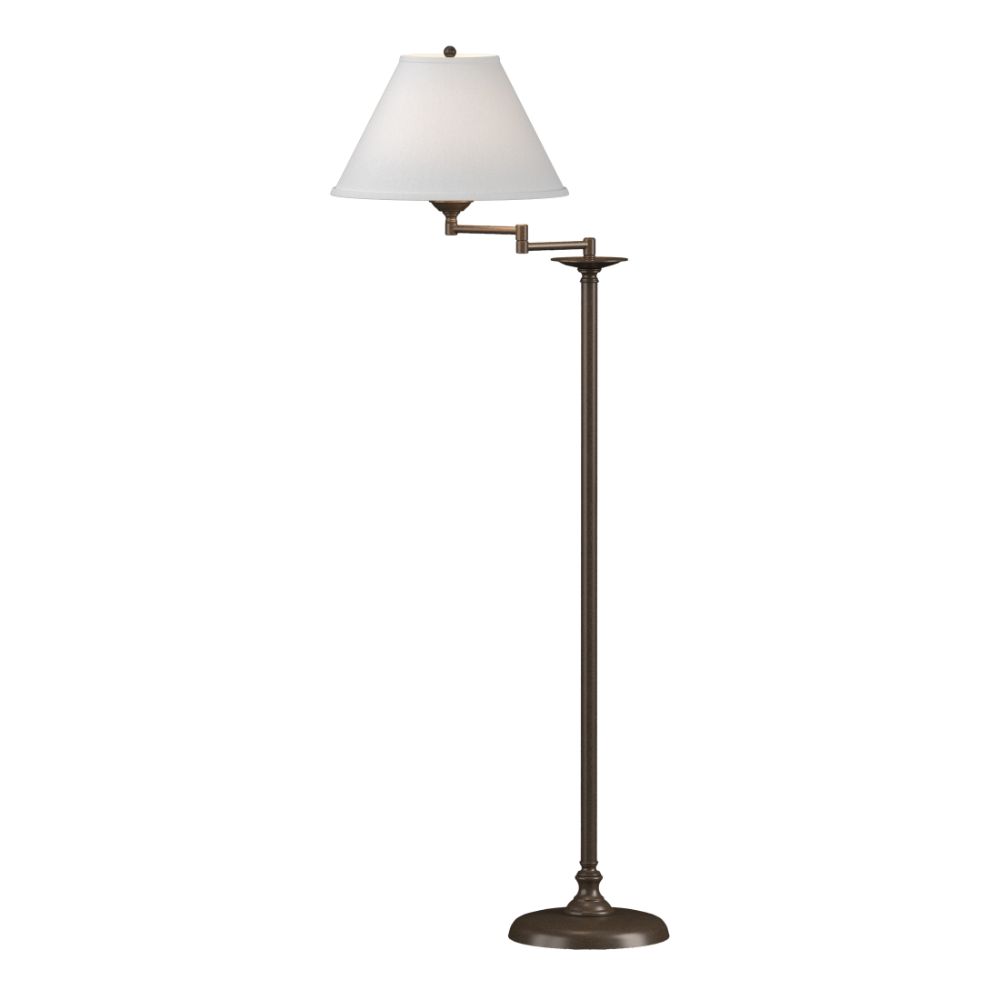 Hubbardton Forge 242050-1009 Simple Lines Swing Arm Floor Lamp in Bronze (05)
