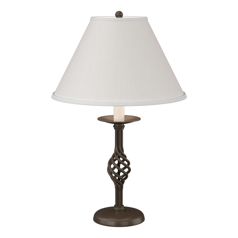 Hubbardton Forge 265001-1009 Twist Basket Table Lamp in Bronze (05)