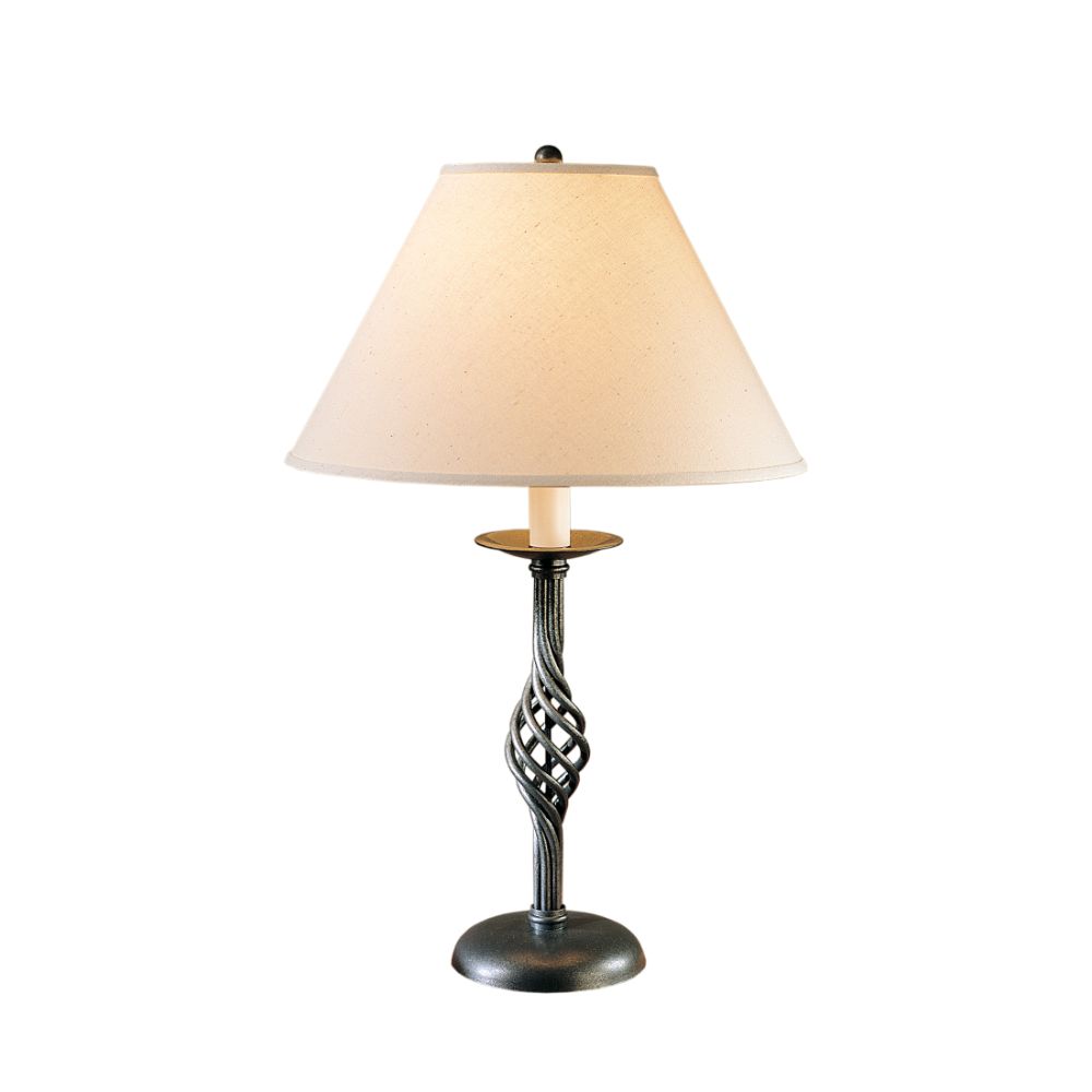 Hubbardton Forge 265001-1160 Twist Basket Table Lamp in White