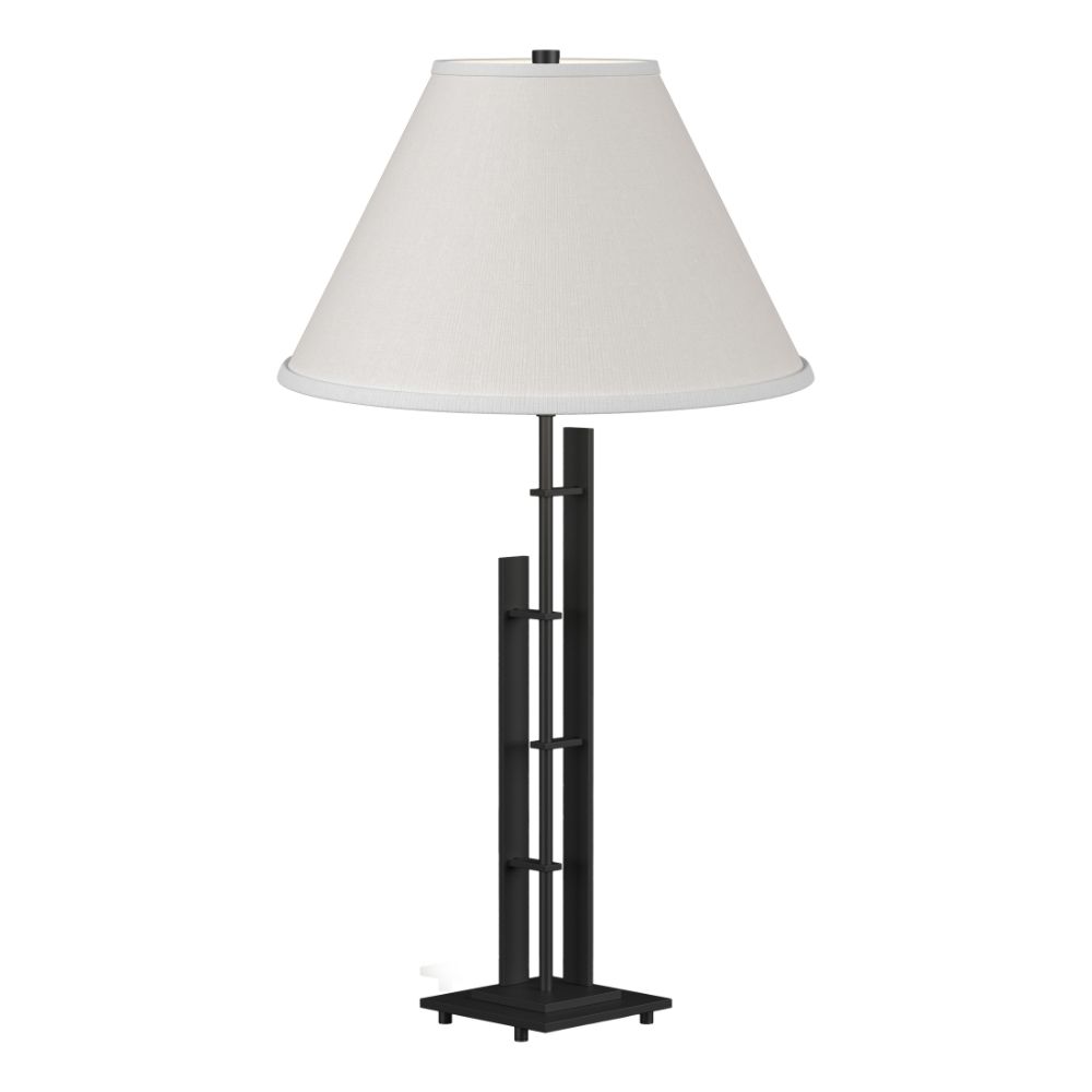 Hubbardton Forge 268421-1024 Metra Double Table Lamp in Black (10)