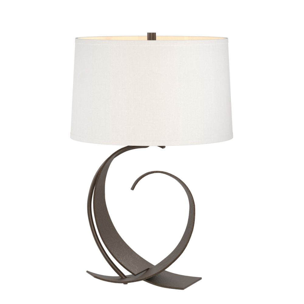 Hubbardton Forge 272674-1008 Fullered Impressions Table Lamp in Bronze (05)
