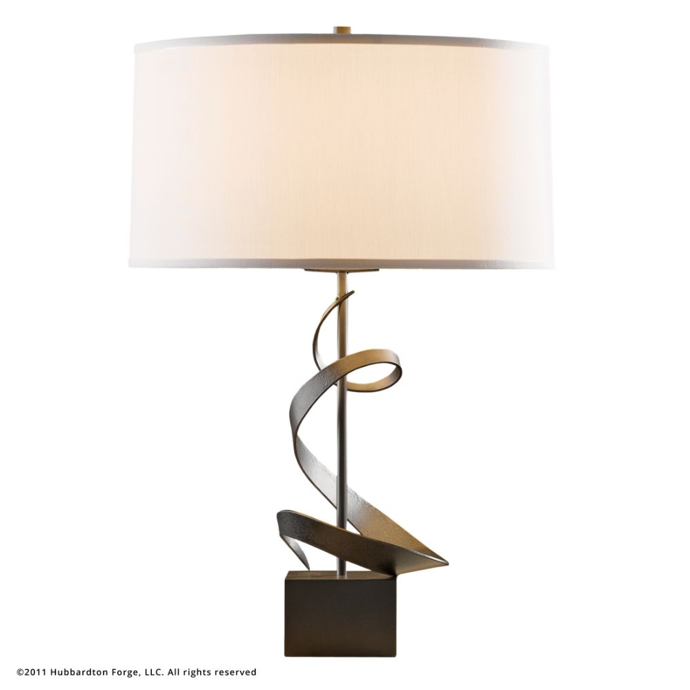 Hubbardton Forge 273030-1159 Gallery Spiral Table Lamp in White
