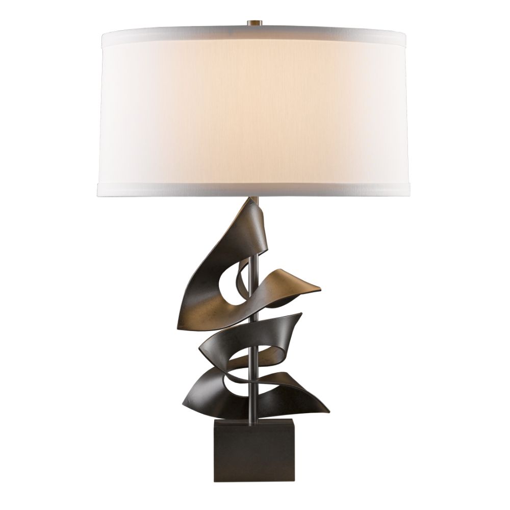 Hubbardton Forge 273050-1159 Gallery Twofold Table Lamp in White