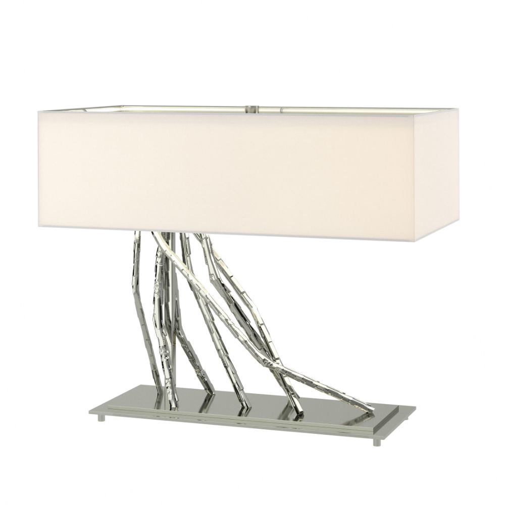 Hubbardton Forge 277660-1144 Brindille Table Lamp in Sterling (85)
