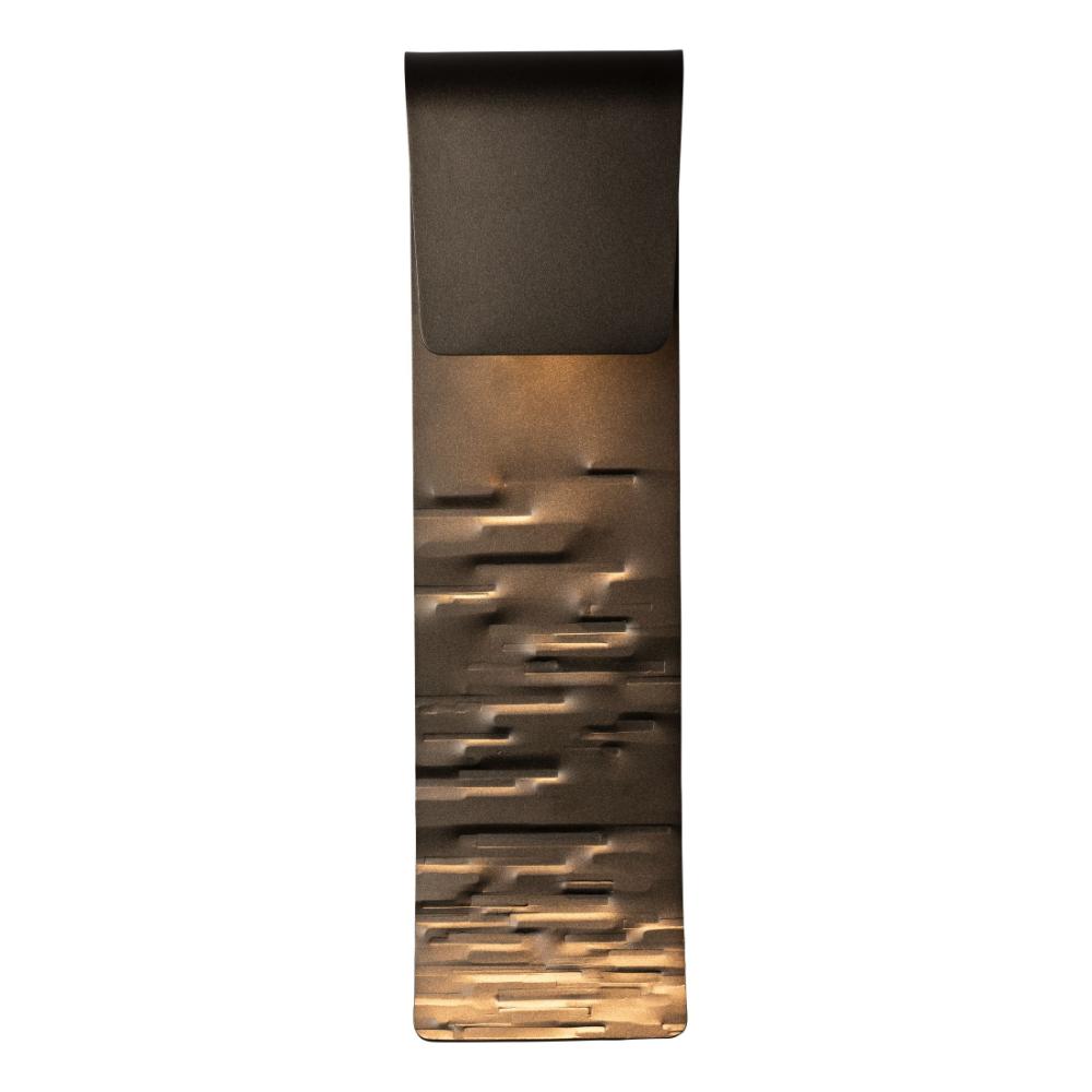 Hubbardton Forge 302036-1001 Element Outdoor Sconce - 5" D x 8" W x 30.5" H - Coastal Oil Rubbed Bronze - 150W