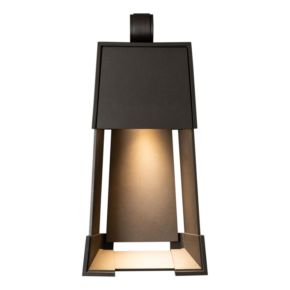Hubbardton Forge 302038-1005 Revere Outdoor Sconce - 9.4" W x 19.1" H - White - Coastal Burnished Steel - 75W