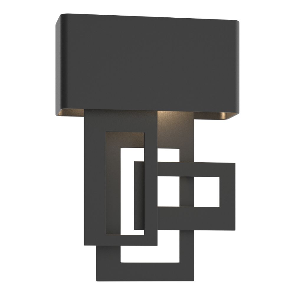 Hubbardton Forge 302520-1004 Collage Small Dark Sky Friendly LED Outdoor Sconce in Coastal Black (80)